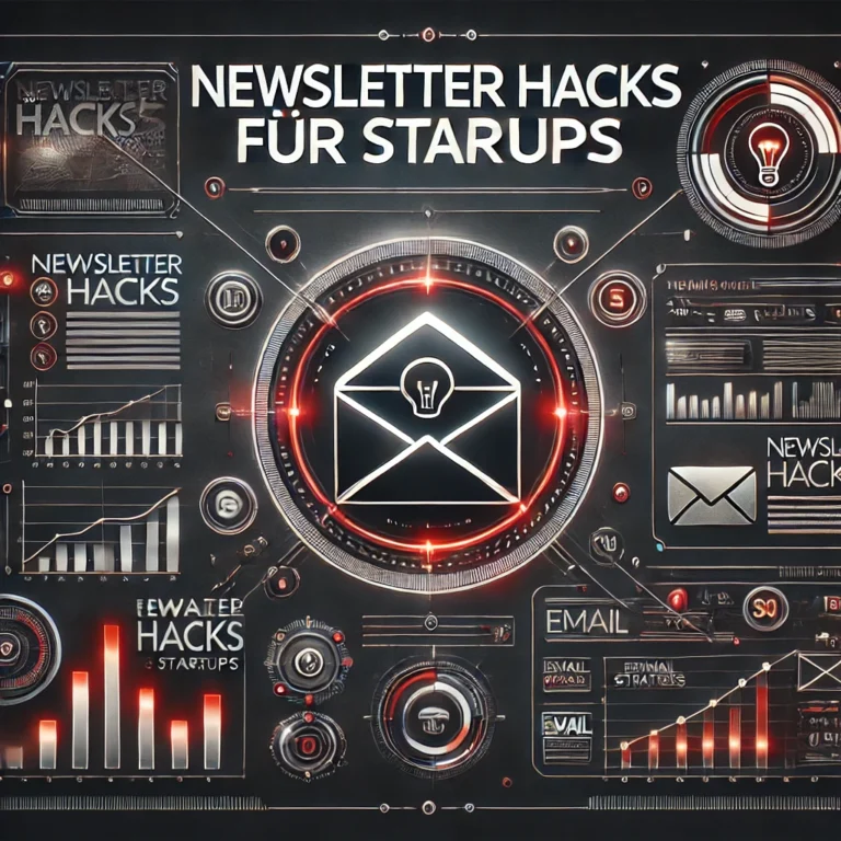 Newsletter Hacks für Startups